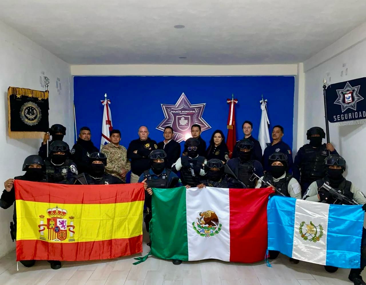 Reciben elementos del GOT de la Policía de Chiautempan capacitación internacional sobre destrezas en la función policial